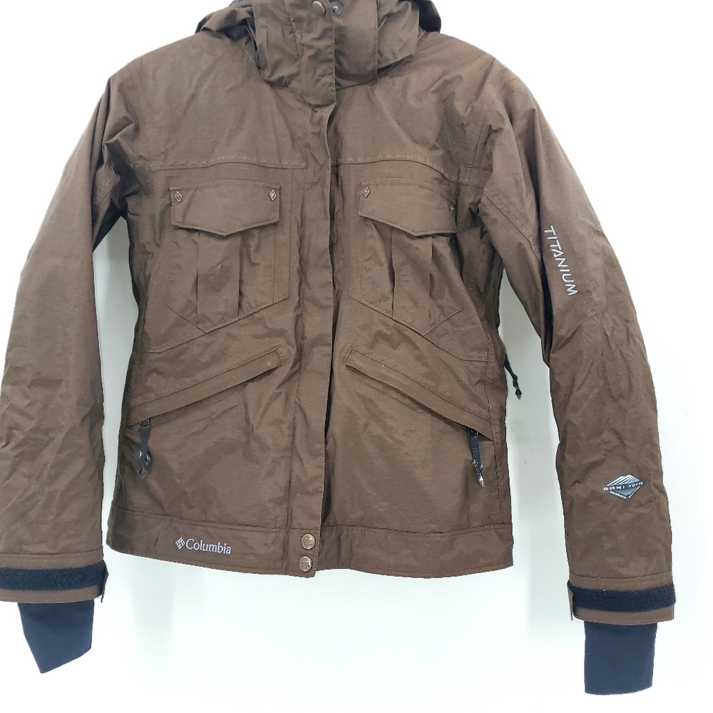 Columbia titanium omni tech ski snow coat small